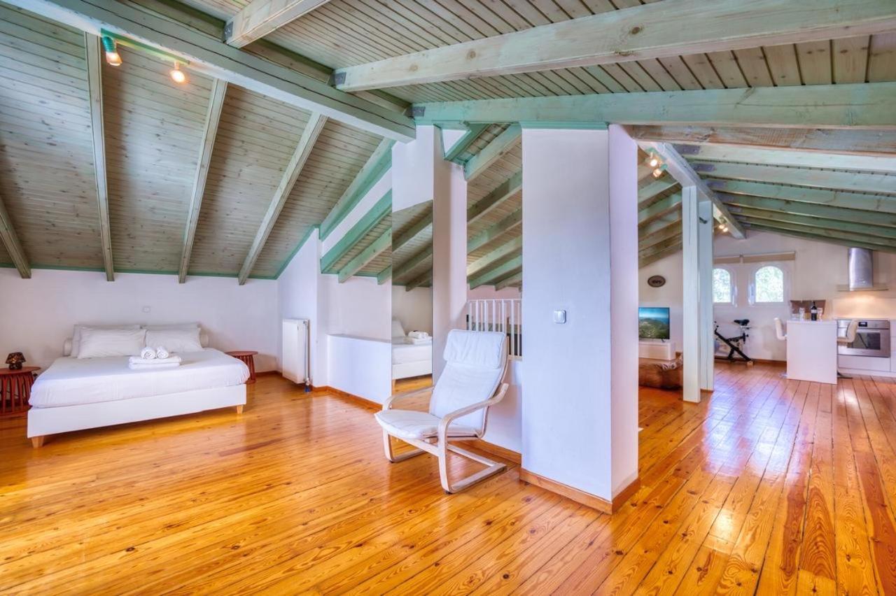 Mavres Luxury Loft Daire Ágios Matthaíos Dış mekan fotoğraf